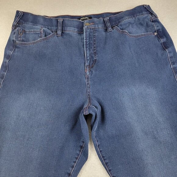 True Religion Jennie Curvy Jeans Womens 38 Blue High Rise Super Skinny Stretch - Picture 2 of 11